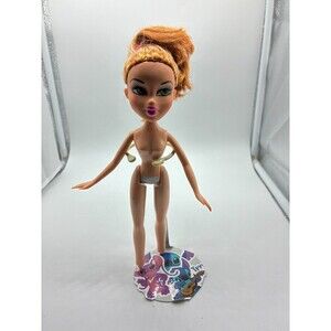 Bratz Meygan Doll Nude Red Auburn Hair Green Eyes No Clothes Loose Figure